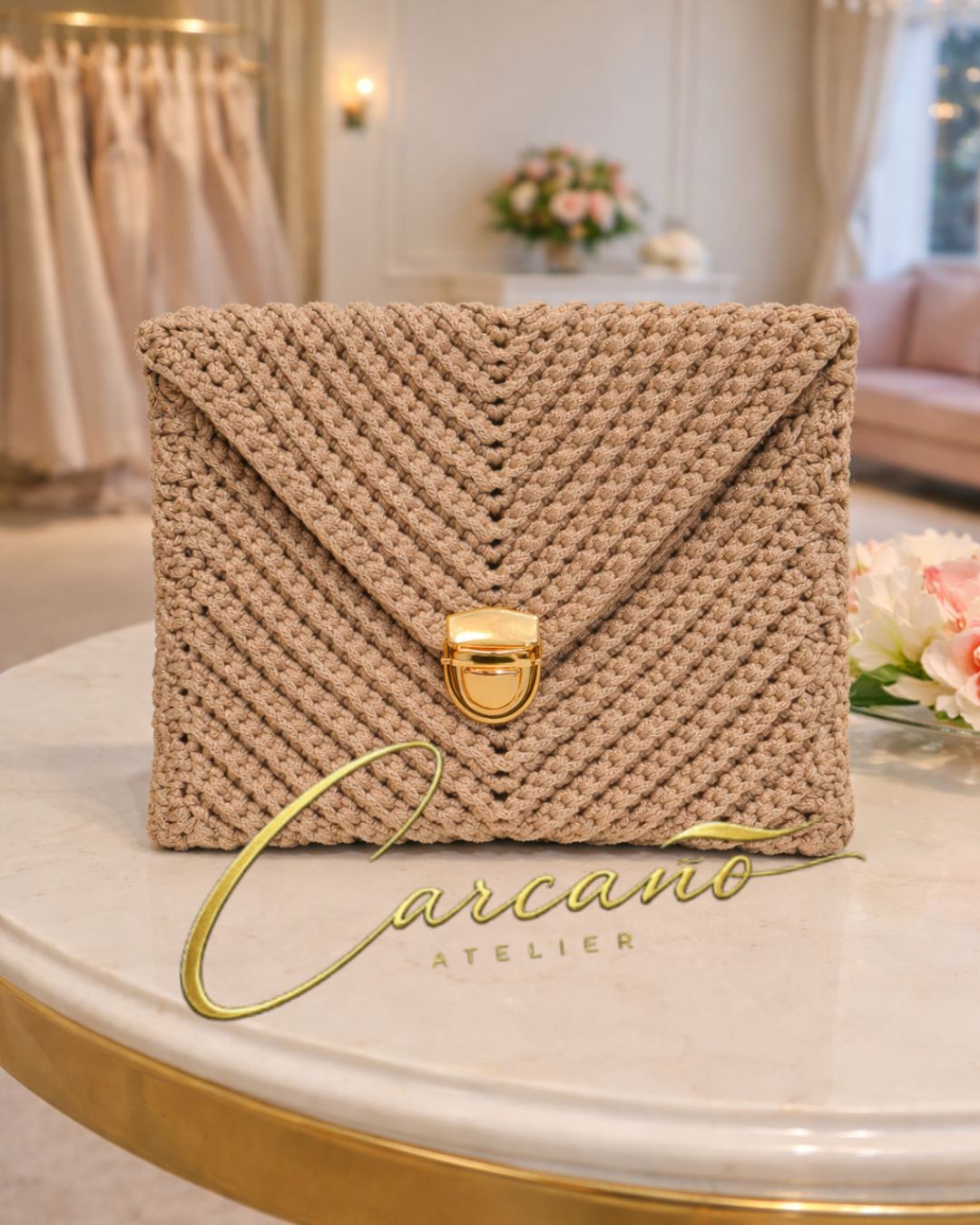 Cartera Clutch En Crochet