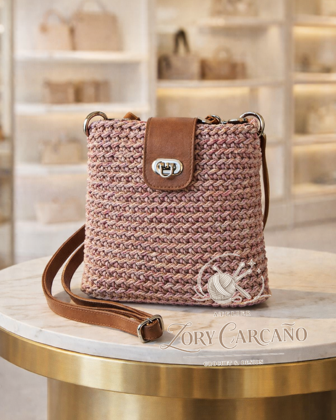 Cartera En Crochet - Luna