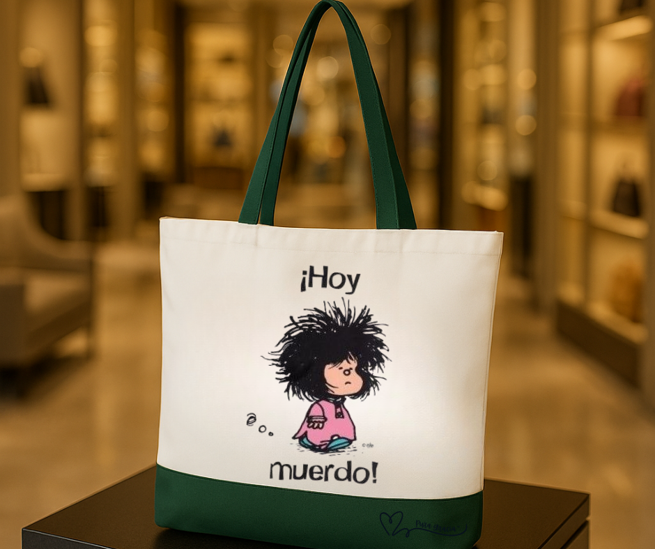 MAFALDA - HOY MUERDO - TOTE BAG